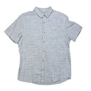 Marine Layer Medium Women Cotton Button Down Stretch Comfy Shirt Top